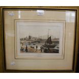 AFTER WILLIAM DANIELL, "LEITH" AND "DUNDEE, FORFARSHIRE", TWO COLOURED PRINTS