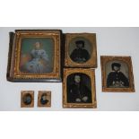 A COLLECTION OF SEVEN ASSORTED PORTRAIT DAGUERREOTYPES OF VARIOUS SIZES