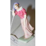 A ROYAL DOULTON FIGURE "WIND FLOWER" M78