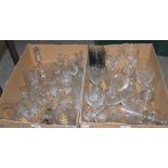 TWO BOXES - ASSORTED GLASSWARE