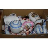TWO BOXES OF ASSORTED CERAMICS
