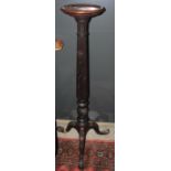 EARLY 20TH CENTURY MAHOGANY TORCHIERE