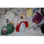 A GROUP OF TEN ROYAL DOULTON LADY FIGURES, TO INCLUDE ELYSE HN2474, MY LOVE HN2339, SARA HN2265,