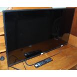 A JVC 40" FULL HD LED BACKLIT FLAT SCREEN TV