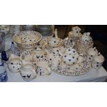 A COLLECTION OF EMMA BRIDGEWATER TABLEWARE TO INCLUDE TEAPOTS, COVERS, PLATES, BOWLS, CUPS, JUGS,