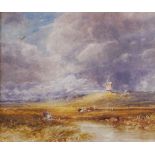 JOHN KEELEY (1849 - 1930), "A VETERAN OF MANY STORMS", WATERCOLOUR, SIGNED LOWER LEFT, 49CM X 59CM