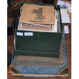 A BOX OF ASSORTED VINTAGE AND OTHER POSTCARDS, TOGETHER WITH A POSTCARD ALBUM AND ANOTHER PHOTOGRAPH
