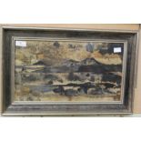 AR TOM H. SHANKS RSW (1921-2020) - "LANDSCAPE", MONO SCREEN PRINT, INSCRIBED ON LABEL VERSO, 22CM