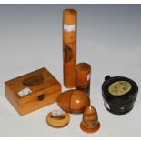 A COLLECTION OF ASSORTED MAUCHLINE WARE