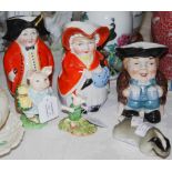 A COLLECTION OF CERAMICS TO INCLUDE ROYAL ALBERT BEATRIX POTTERY FIGURE "LITTLE PIG ROBINSON", A