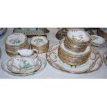 AN EXTENSIVE SPODE STAFFORD FLOWERS DINNER SERVICE