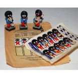 THREE ROBERTSONS 'GOLLIWOG' FIGURES, GUITARIST, SAXOPHONE PLAYER AND SINGER TOGETHER WITH ASSORTED