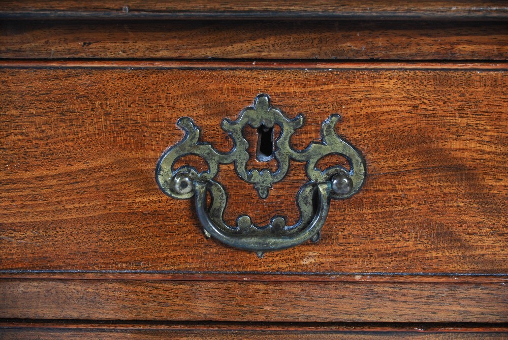 A late 19th/ early 20th century George III style chest, the rectangular top with moulded edge over - Image 5 of 7