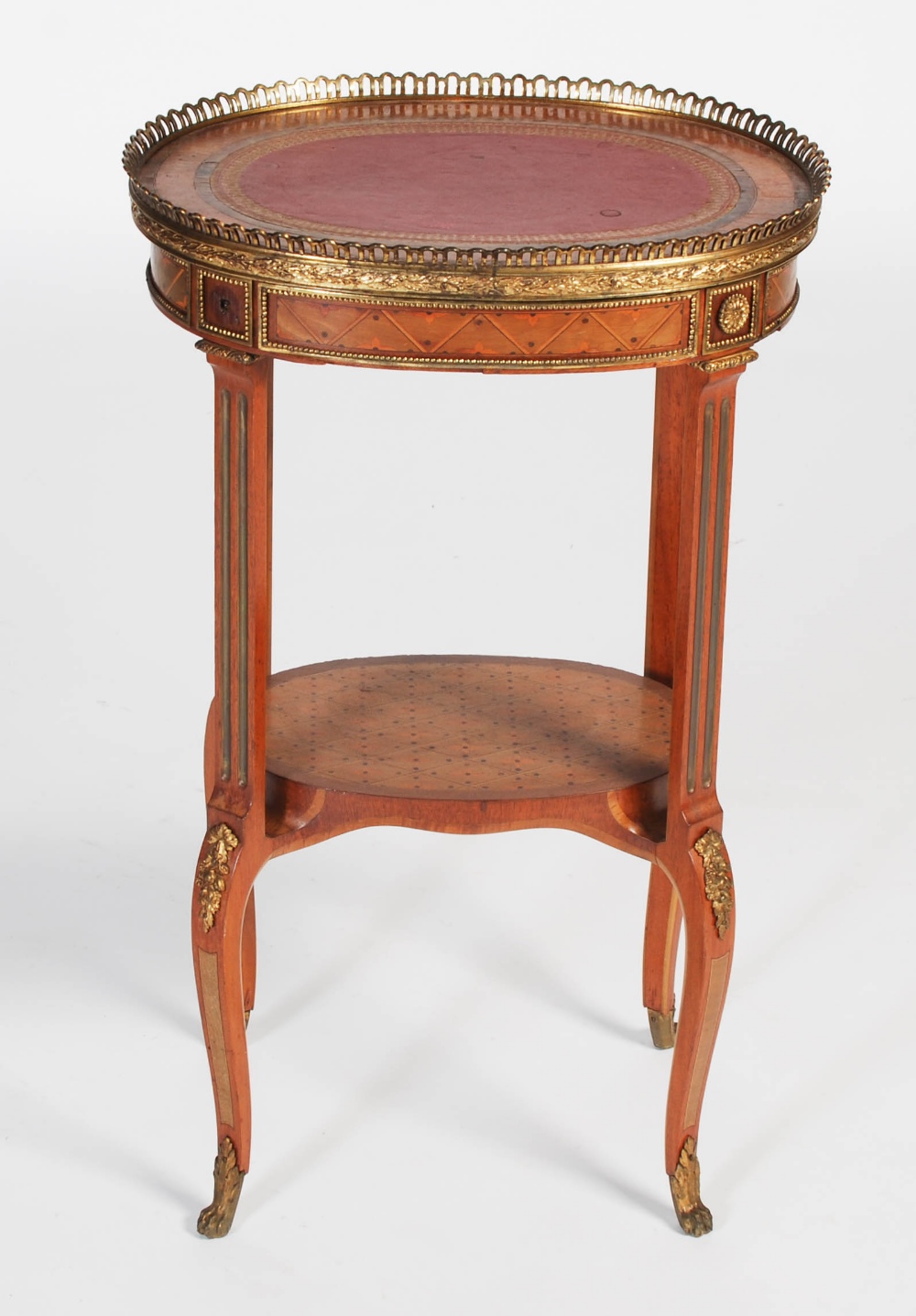 A late 19th/ early 20th century specimen wood and gilt metal mounted occasional table, the oval- - Image 10 of 12