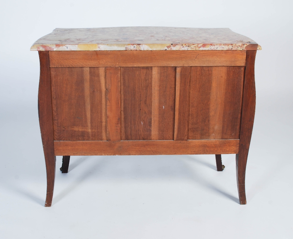 A Continental kingwood, rosewood and gilt metal mounted Transitional style commode, late 19th/ early - Image 8 of 8