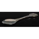 Alexander Ritchie, a silver spoon, Birmingham, 1937, makers mark of ICA, stamped A.R. IONA, the