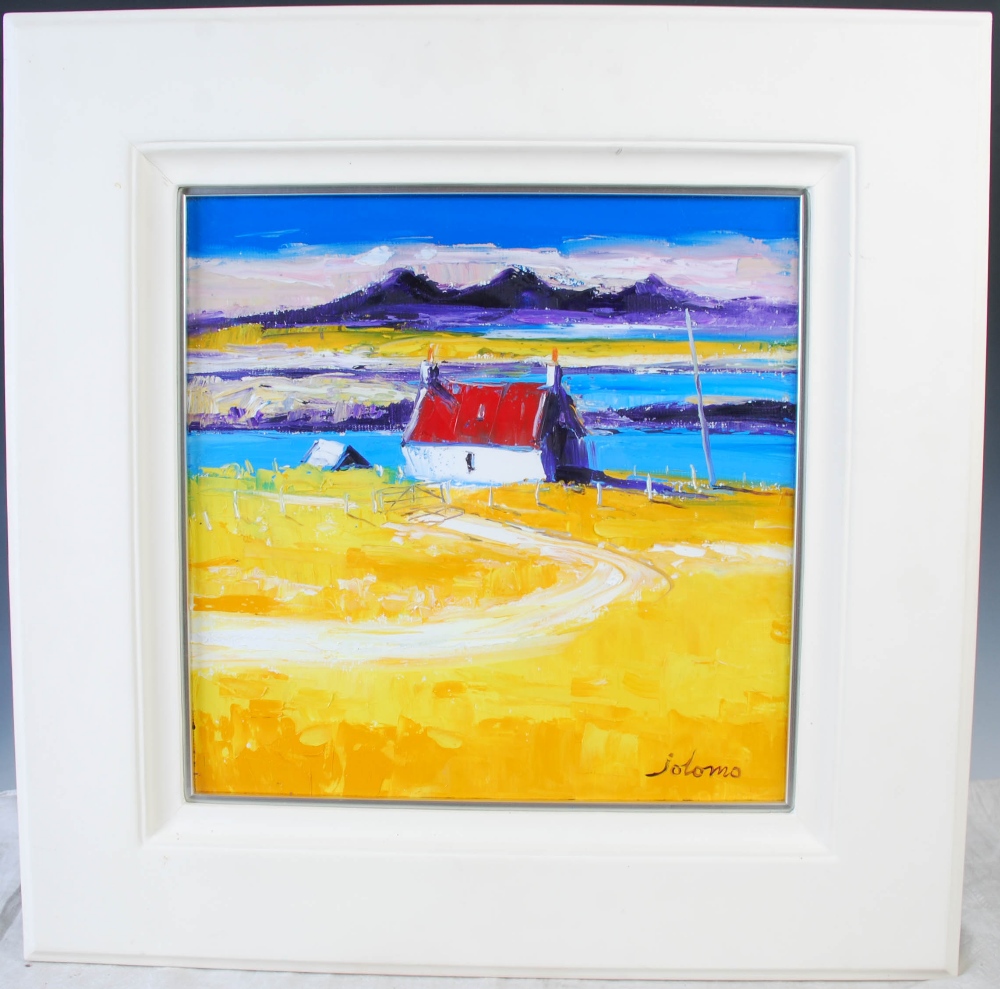 •AR John Lowrie Morrison (Jolomo) OBE (b.1948) High Summer on North Uist oil on canvas, signed lower - Image 2 of 7