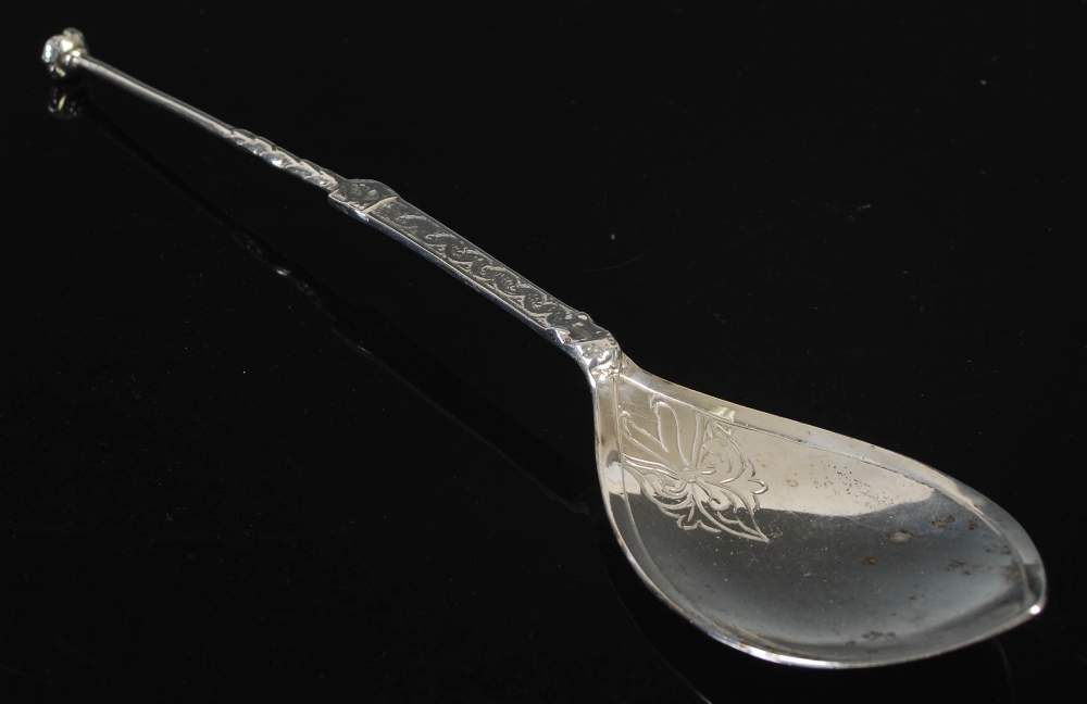 Alexander Ritchie, a silver nunnery spoon, Birmingham, probably 1932, makers mark ICA, stamped A.