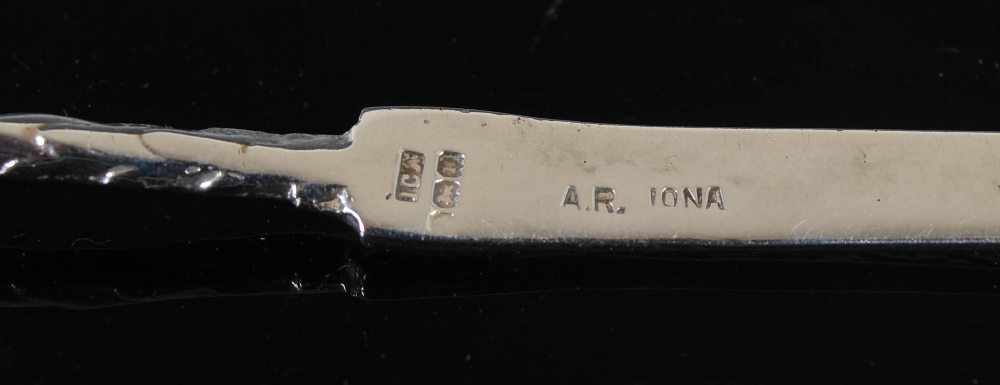 Alexander Ritchie, a silver nunnery spoon, Birmingham, probably 1932, makers mark ICA, stamped A. - Image 6 of 6