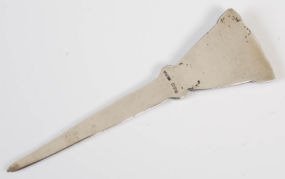 Alexander Ritchie, a white metal paper knife/ letter opener in the form of a sword, inscribed to one - Image 8 of 9