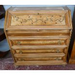 Unusual bureau - Approx: W: 85cm D: 41cm H: 92cm