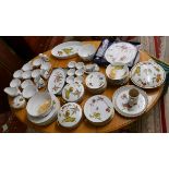 Large collection of Royal Worcester Evesham pattern