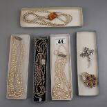 Collection of pearls etc