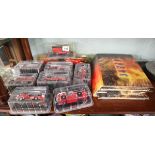 Collection of model fire engines