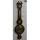 Regency mahogany barometer