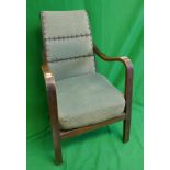 Small beech armchair