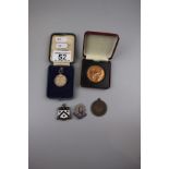 Collection of badges etc to include enamel examples