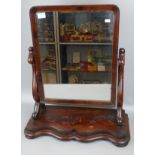 Antique mahogany vanity mirror