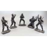 Set of 5 Leonardo Collection Ninjas