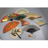 Collection of fans