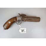 Antique pepper pot pistol