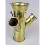 Trench art posey vase - Approx. height 28cm