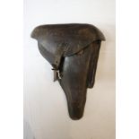 Leather pistol holster - Possibly WWI