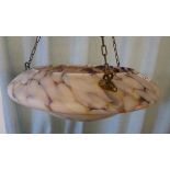 Victorian opaline light shade