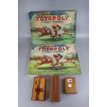 Collection of vintage games to include original Totopoly game