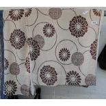 2 matching pairs of country house curtains - 135cm drop x 250cm wide