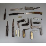 Collection of pocket knives