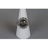 Art Deco style costume ring - Size O