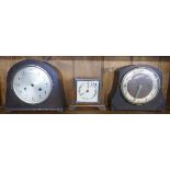 3 mantle clocks