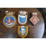 Collection of ships crests