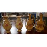 2 pairs of vases to include Crown Devon