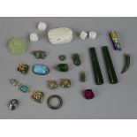 Jade pendants etc