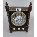 J P Freres Art Nouveau mantle clock