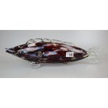 Large glass Murano fish - Approx length 55cm