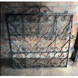 Wrought iron gate