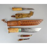 3 Scandinavian knifes